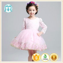 hot sale kids girls wedding party Embroidery dress princess dress for girls wear